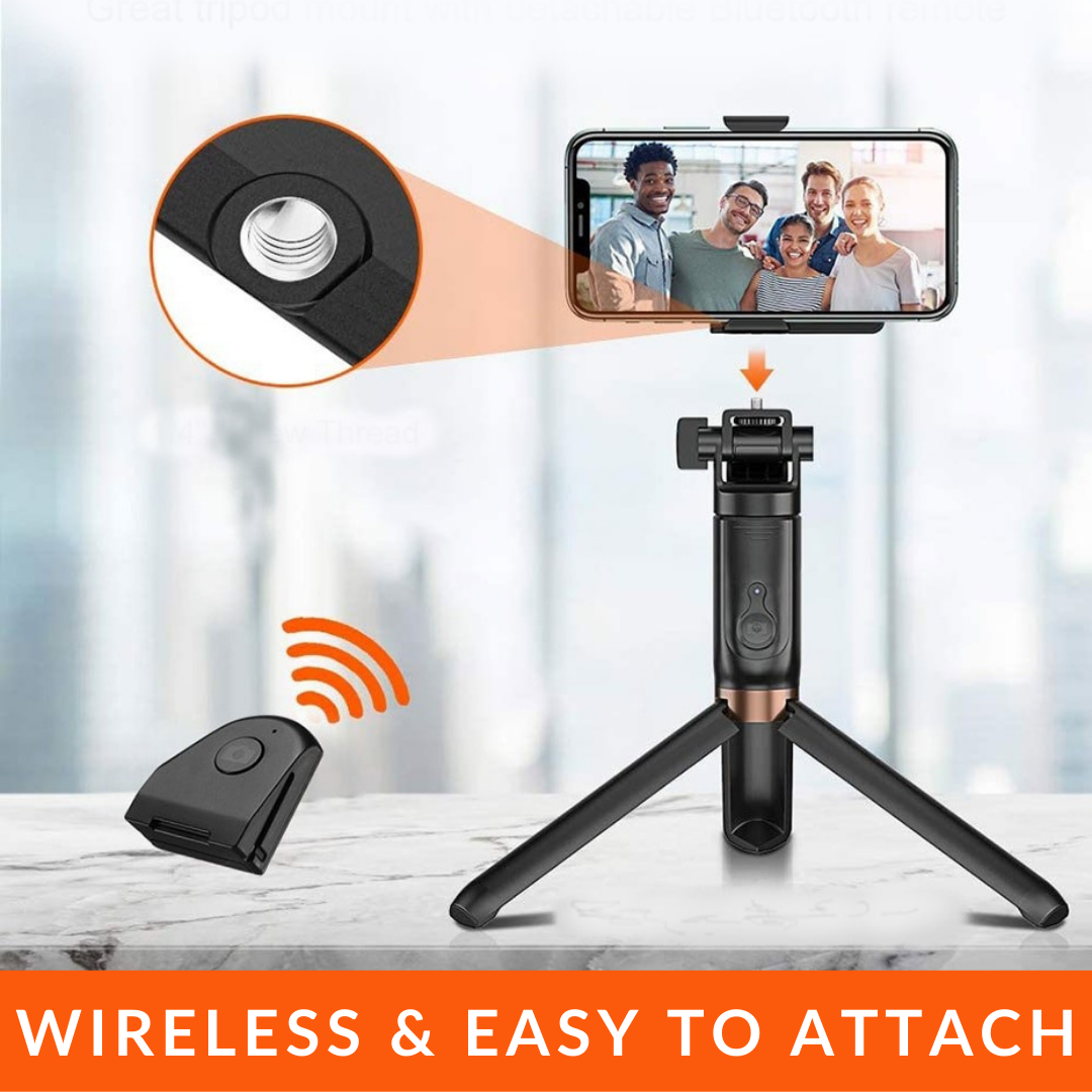 Wireless Bluetooth Selfie Grip