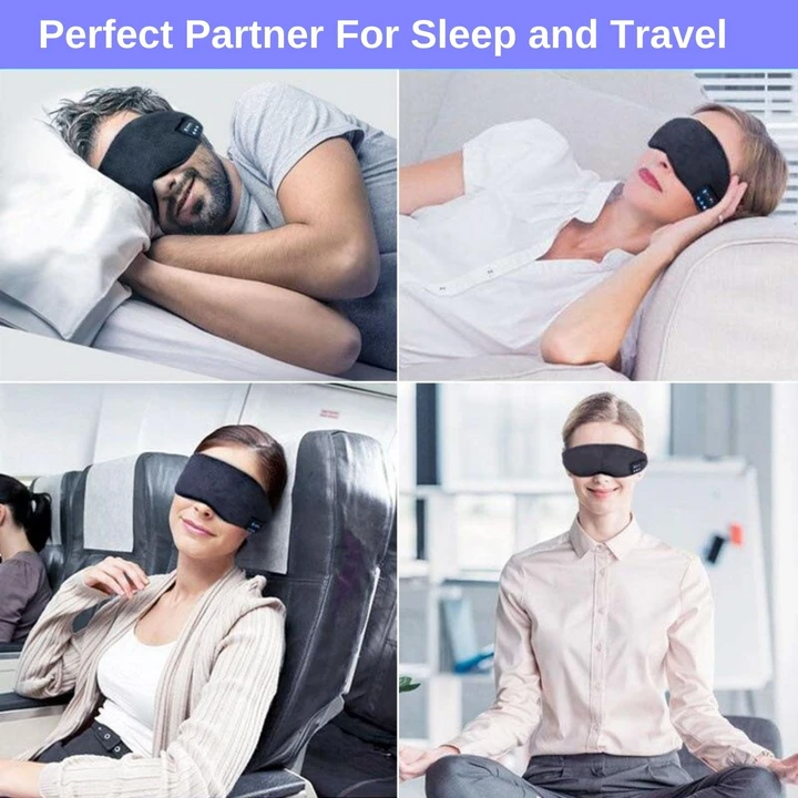 Sleepy-Pal™ Sleeping Mask With Headphones